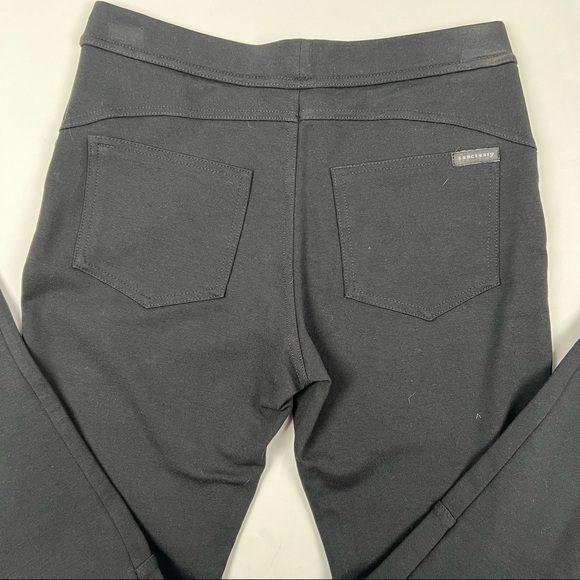 NWOT - Sanctuary XS Pull On Black Leggings, Back Pockets, Stretchy - Picture 7 of 14